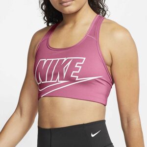 Nike Reggiseno Sportivo Swoosh Rosa da Donna