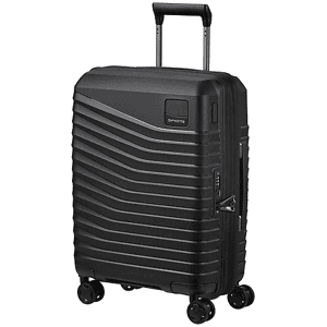 Samsonite TROLLEY  Intuo Spinner,Espandibile, A 55 x L 40 P 20 cm, Compatibile Ryanair/EasyJet, Nero