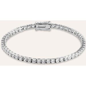 Stroili Bracciale Tennis Silver Elegance Argento Rodiato Cubic Zirconia Collezione: Silver Elegance Bianco
