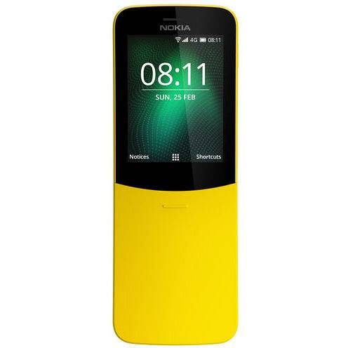 Nokia 8110 4g Telefono Cellulare 2,4" Dual Sim Fotocamera 2 Mpx Ram 512 Mb Color