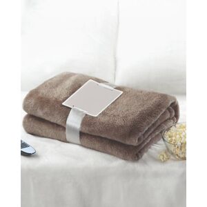 DAVOS Coperta flanella 280gr con nastro stampabile Personalizzate o neutre