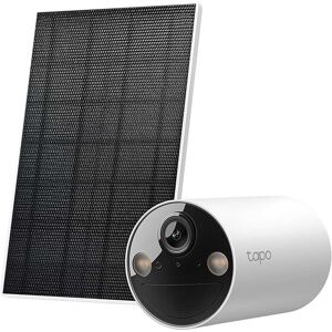 TP-Link TELECAMERA TAPO TC82KIT WIFI A BATTERIA CON PANNELLO SOLARE E RIPRESA NOTTURNA A COLORI