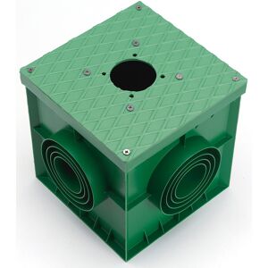 belfer Pozzetto per Fontana da Giardino 25x25x25 cm in PVC 42/POZ Verde Erba...