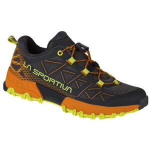 La Sportiva Bushido II Jr - scarpe trailrunning - bambino Black/Orange/Green 35 EU