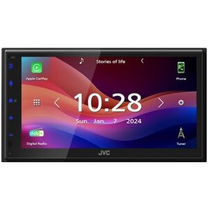 JVC KW-M595DBT Ricevitore multimediale per auto Nero Wi-Fi 22 W Bluetooth