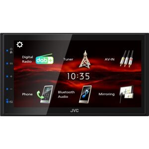 JVC KW-M180DBT Ricevitore multimediale per auto Nero 180 W Bluetooth (KWM080DBT)