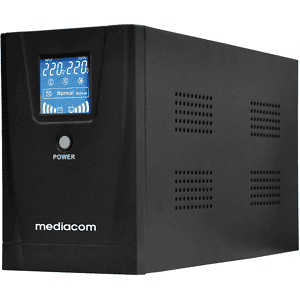 Mediacom GRUPPO DI CONTINUITÀ  UPS 1300VA CON DISPLAY