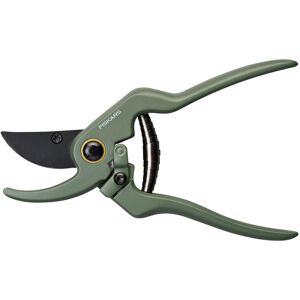 Fiskars Cesoie per potatura piante e fiori con supporto verde
