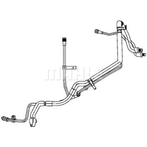 Mahle Condotto alta/bassa pressione, climatizzazione AP 136 000P