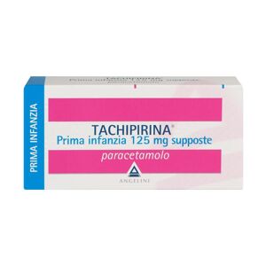 Angelini (A.C.R.A.F.) Spa Angelini Tachipirina Prima Infanzia 125 mg - 10 Supposte Antipiretiche e Analgesiche