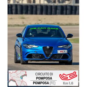 Guida una GIULIA QUADRIFOGLIO da 510cv al circuito di Pomposa a San Giuseppe di Comacchio (FE) a partire da 1 giro Esperienza in pista - Azienda affiliata a wonderbox smartbox esperienza 3 idee regalo uomo