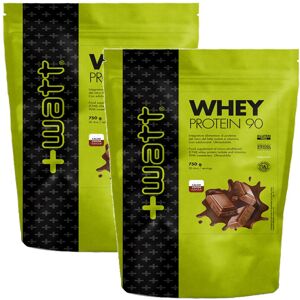 +Watt Whey Protein 90 2 X 750 gr Proteine Isolate Volac Vari Gusti Naturale