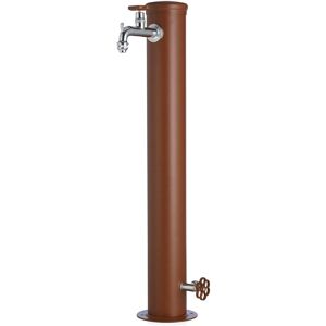 belfer Fontana da Giardino con Doppio Rubinetto 42/ARRF Ruggine...