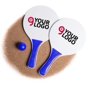 Cupsol Racchette Spiaggia Legno Vari Colori con Pallina e Borsa Personalizzate o neutre