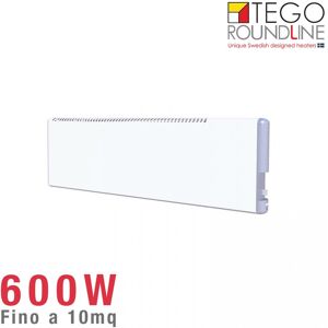 Radiatore svedese TEGO 600W basso consumo   h. 20cm   fino 10 m²