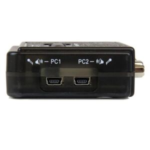 StarTech.com Switch KVM a 2 porte VGA USB con audio e cavi - Commutatore VGA USB a doppia porta (SV211KUSB)