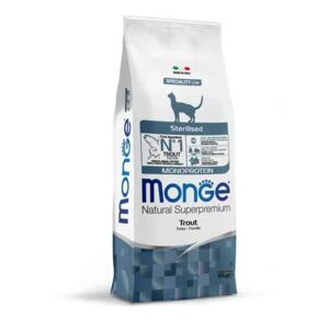 Monge Natural Superpremium Sterilised Cat Adult con Trota 10KG