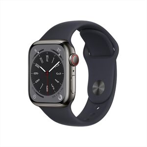 Apple Watch Series 8 Gps + Cellular 41mm Acciaio-grafite Mezzanotte