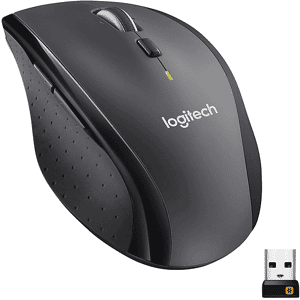 Logitech MOUSE WIRELESS  MARATHON M705, Collegamento Wireless, Ingresso: Otticamente a diodi laser, Scrolling 4 direzioni, Risoluzione max 1600 dpi, Grey