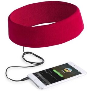 Auricolari Markiz fascia in pile nera con cuffie integrate, 27x6 cm Personalizzate o neutre