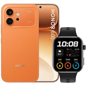 Honor 600 + Smartwatch CHOICE Watch 2i 16,7 cm (6.57'') Doppia SIM Android 16.0 5G USB tipo-C 8 GB 512 GB 6400 mAh Arancione