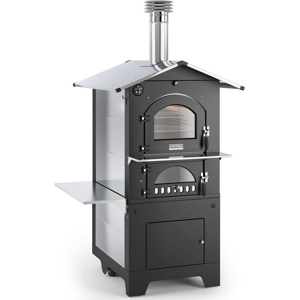 Fontana Forni Fontana Gusto - Forno a legna da esterno 100X65 cm - Display digitale