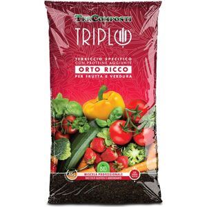 TERCOMPOSTI Terriccio  Triplo orto ricco 45L
