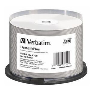 Verbatim DataLifePlus 4,7 GB DVD-R 50 pz (43755/50)