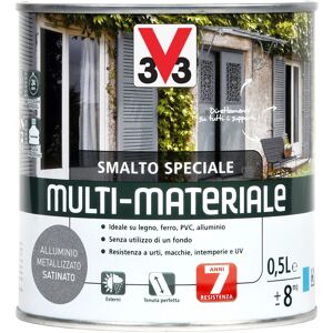 V33 Smalto a solvente multi-materiale 4in1 verde 0,5 l