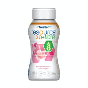 Nestle Resource 2.0+Fibre Fragola Bevanda Con Fibre 200 ml