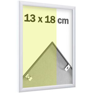 SPRINTIS 1 Cornice per foto in alluminio, stirene trasparente argento   13 x 18 cm   opaca, alluminio, PS, MDF