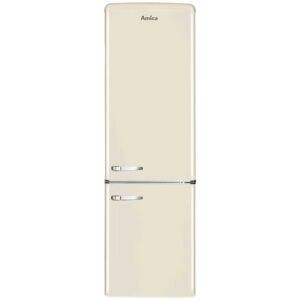 Frigorifero-congelatore Amica KGCR 387 100 B Retro, larghezza 55 cm, 244 L, beige