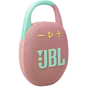 JBL Clip 5, Sistema audio portatile Waterproof e Dustproof con moschettone integrato, Rosa