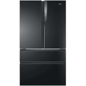 HAIER Frigorifero americano  HB26FSNAAA, Sistema raffreddamento frigorifero: No Frost; congelatore: Frost, Capacità netta totale 750 l, Rumorosità: 39 dB(A), Dimensioni: L 100 cm A 190 P 76 cm, Iconic Black, Classe E