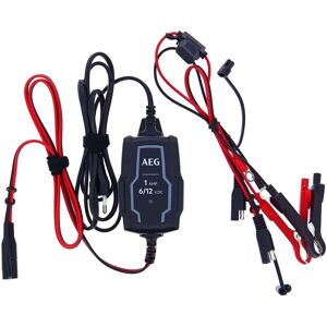Aeg Caricabatteria automatico per auto e moto 1A 6V/12V 4 30 Ah