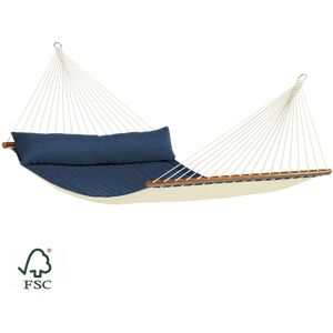 Amaca Kingsize Imbottita Con Asta Certificata Fsc™ North American Blue-Panna (Ds