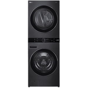 LG WT1716BBF LAVASCIUGA, Caricamento frontale, capacità lavaggio 17 kg, asciugatura 16 6 programmi, Profondità 77 cm, Giri 1100 rpm, Essence Black Steel, Classe E