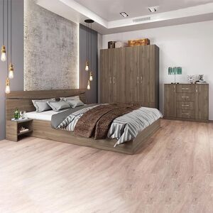 garneroarredamenti Camera da letto moderna completa matrimoniale noce Camilla 2