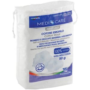 GAMMADIS FARMACEUTICI Srl Cotone Idrofilo 50g - Dermacare - Cotone Puro, Igiene e Cura della Persona
