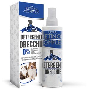 RETINOL COMPLEX PET CARE DETERGENTE ORECCHIE PER CANI, GATTI ED ALTRI ANIMALI DA COMPAGNIA 100ML