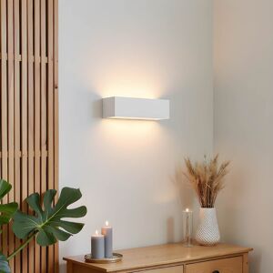SOLLUX Applique da Parete in Gesso-Ceramico VEGA E27 Pitturabile da Interno