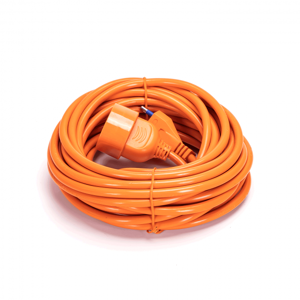 Aigostar prolunga elettrica 10 metri arancione -max 3680w- spina 16a 250v -presa p40 schuko- fili in rame resistente di altissima qualitÃ 