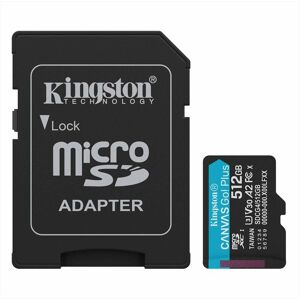 Kingston Supporto Micro Sdxc 512gb 200mb/s A-nero