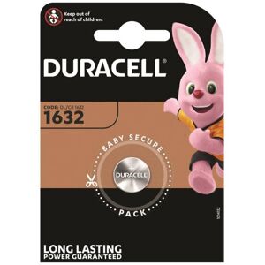 Batteria Bottone Litio Duracell CR1632 — 3V, 1 Unità