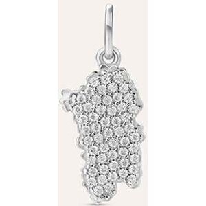 Stroili Pendente Saluti&Baci Sardegna Love Beats Argento Rodiato Cubic Zirconia Collezione: Love Beats Bianco