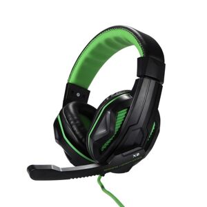 Fenner Cuffie Gaming Soundgame Green PC/Console + Mic.
