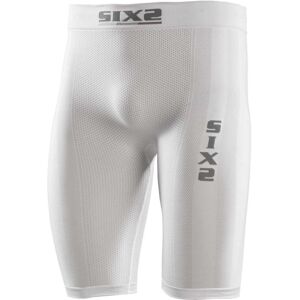 Pantaloncini Bambino Tecnici Intimi Carbon SIXS KCC1 Bianco taglia 4y