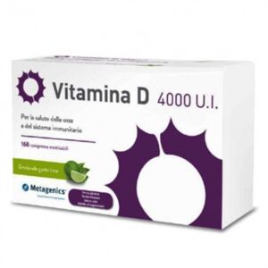 Metagenics Linea Salute delle Ossa Vitamina D 4000 Ui 168 Compresse Masticabili