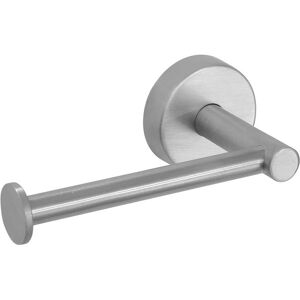 Bluehome PORTAROTOLO APERTO SERIE BIG IN ACCIAIO INOX SATINATO FISSAGGIO A MURO E ADESIVO