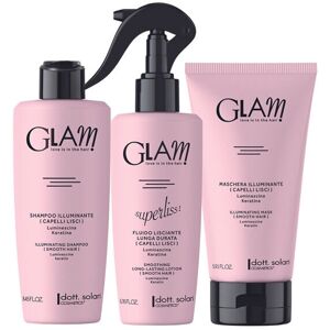 DOTTOR SOLARI Glam Set 3 Prodotti Capelli Superlisci Dott.Solari